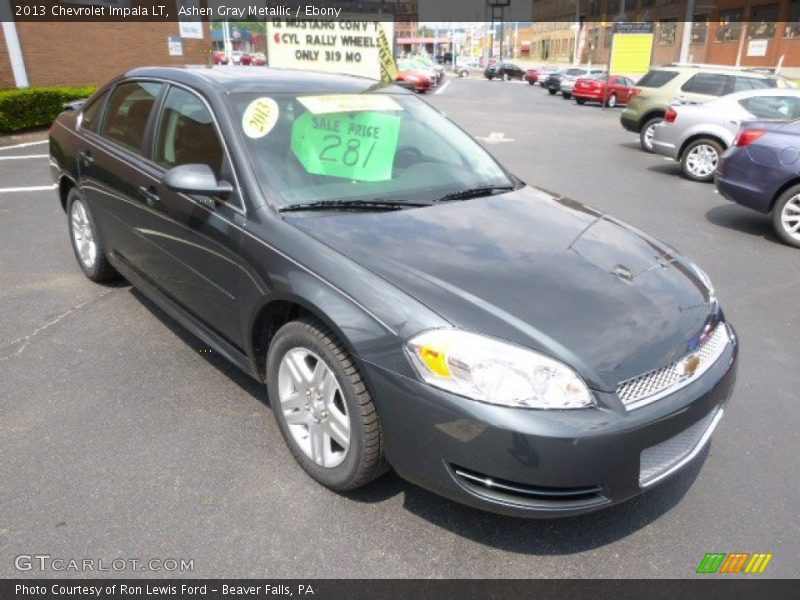 Ashen Gray Metallic / Ebony 2013 Chevrolet Impala LT