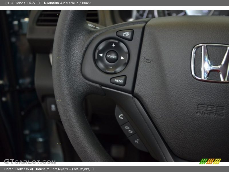 Mountain Air Metallic / Black 2014 Honda CR-V LX