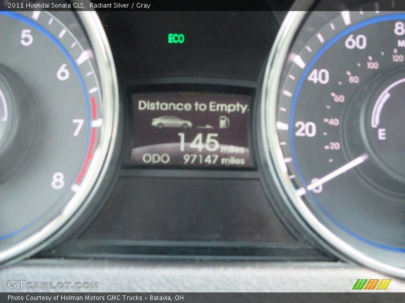 Radiant Silver / Gray 2011 Hyundai Sonata GLS