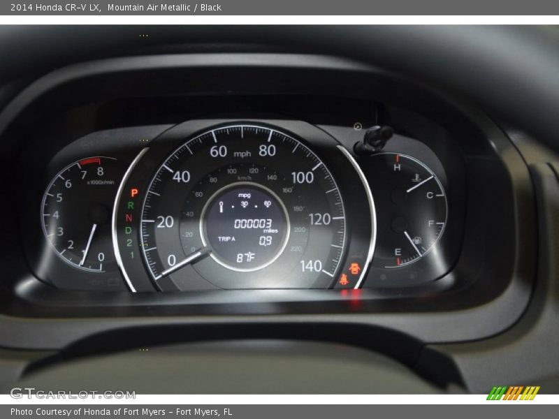 Mountain Air Metallic / Black 2014 Honda CR-V LX