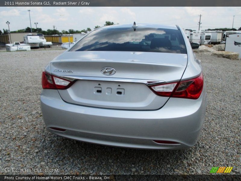 Radiant Silver / Gray 2011 Hyundai Sonata GLS