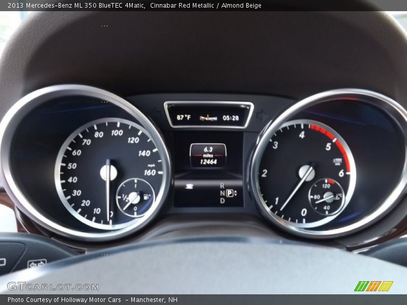 Cinnabar Red Metallic / Almond Beige 2013 Mercedes-Benz ML 350 BlueTEC 4Matic
