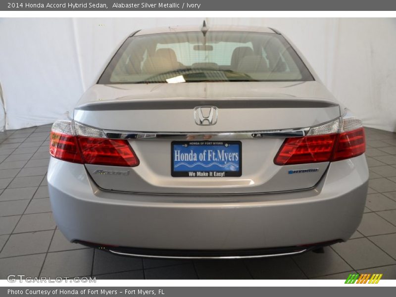 Alabaster Silver Metallic / Ivory 2014 Honda Accord Hybrid Sedan