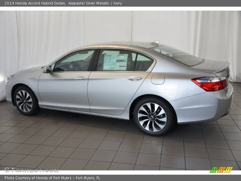 Alabaster Silver Metallic / Ivory 2014 Honda Accord Hybrid Sedan