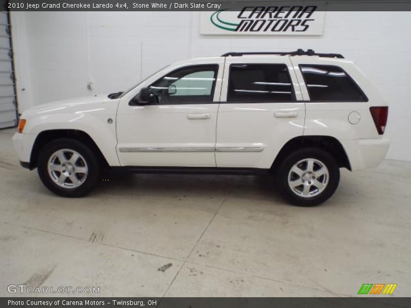 Stone White / Dark Slate Gray 2010 Jeep Grand Cherokee Laredo 4x4