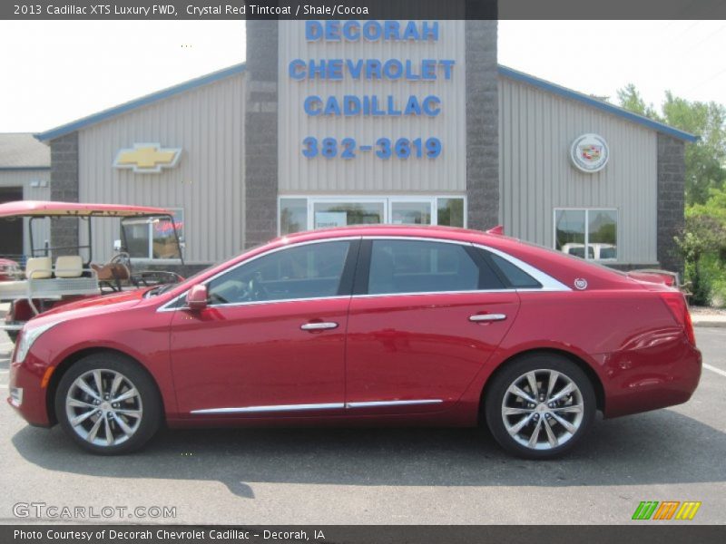 Crystal Red Tintcoat / Shale/Cocoa 2013 Cadillac XTS Luxury FWD