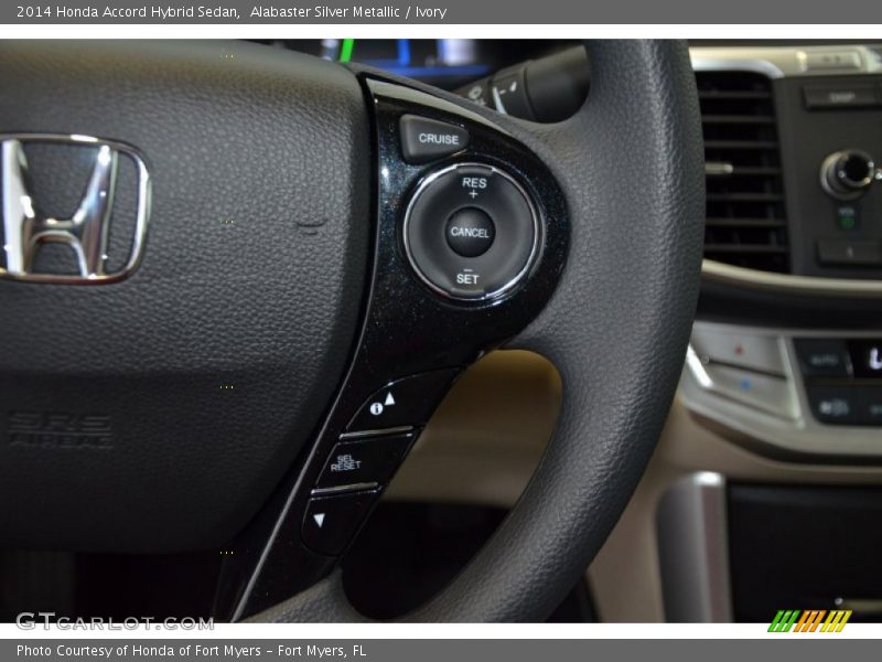 Alabaster Silver Metallic / Ivory 2014 Honda Accord Hybrid Sedan