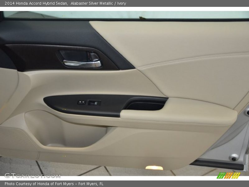 Alabaster Silver Metallic / Ivory 2014 Honda Accord Hybrid Sedan