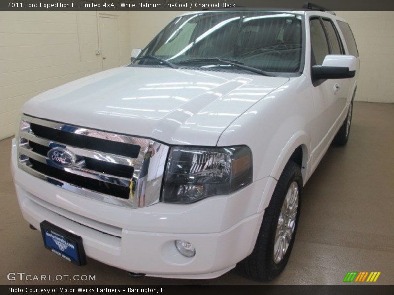 White Platinum Tri-Coat / Charcoal Black 2011 Ford Expedition EL Limited 4x4