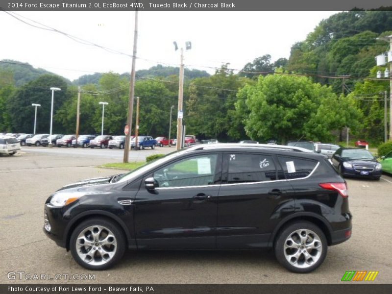 Tuxedo Black / Charcoal Black 2014 Ford Escape Titanium 2.0L EcoBoost 4WD