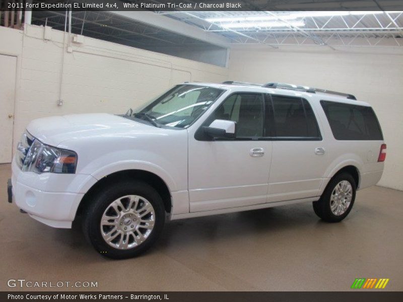 White Platinum Tri-Coat / Charcoal Black 2011 Ford Expedition EL Limited 4x4