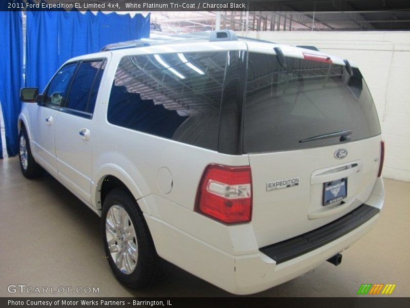 White Platinum Tri-Coat / Charcoal Black 2011 Ford Expedition EL Limited 4x4