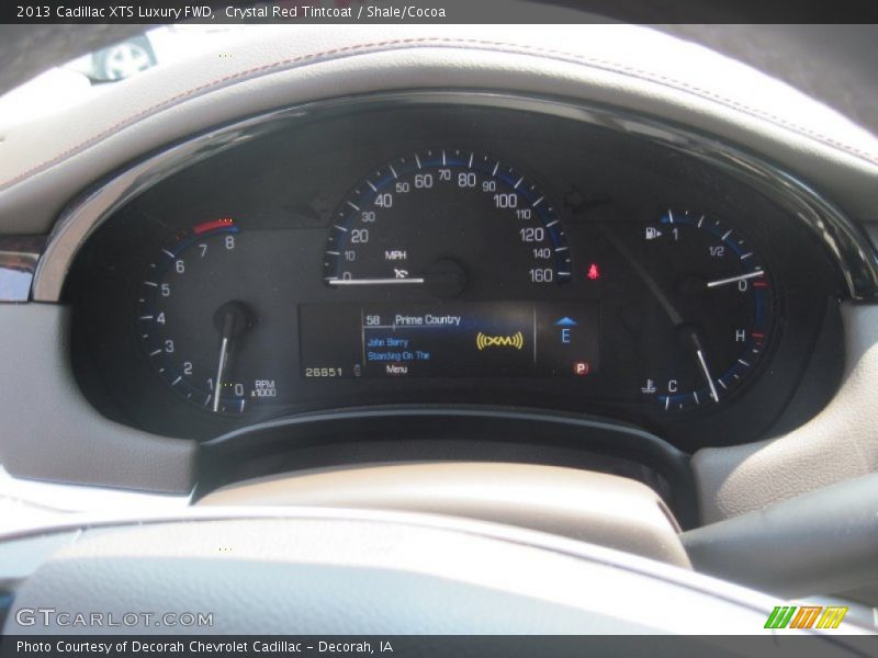 Crystal Red Tintcoat / Shale/Cocoa 2013 Cadillac XTS Luxury FWD