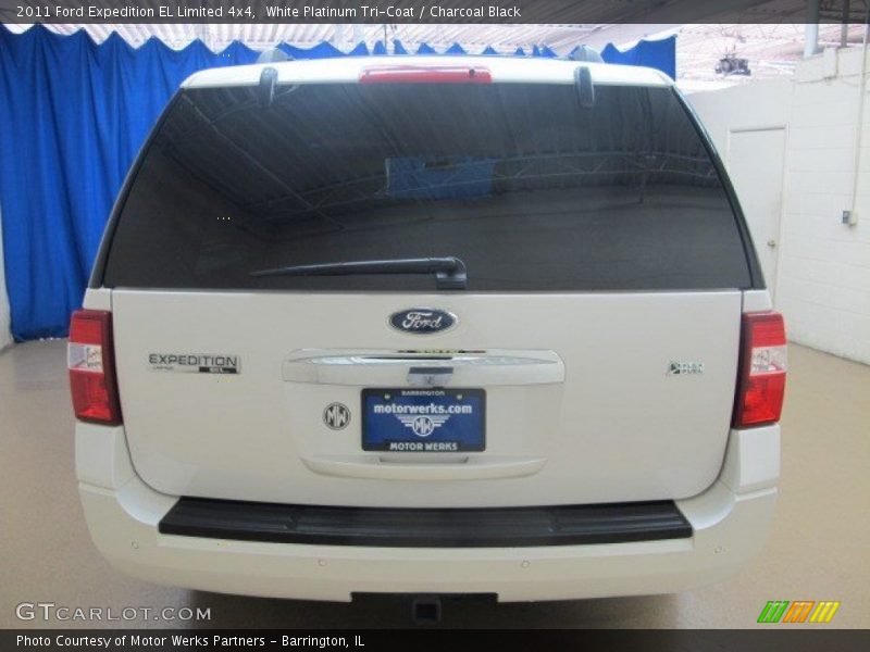 White Platinum Tri-Coat / Charcoal Black 2011 Ford Expedition EL Limited 4x4