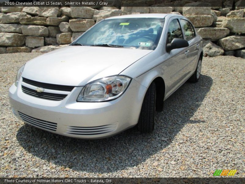 Silver Ice Metallic / Gray 2010 Chevrolet Cobalt LS Sedan