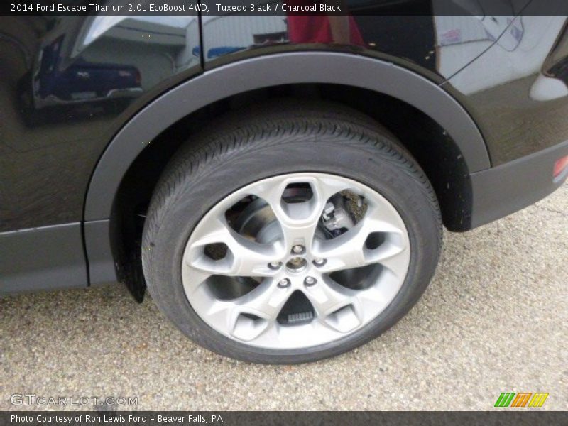 Tuxedo Black / Charcoal Black 2014 Ford Escape Titanium 2.0L EcoBoost 4WD