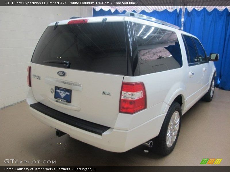 White Platinum Tri-Coat / Charcoal Black 2011 Ford Expedition EL Limited 4x4