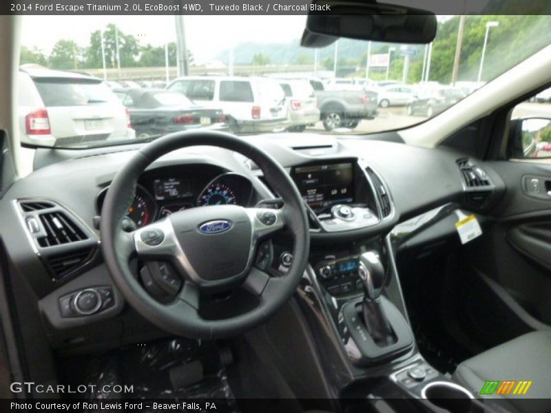 Tuxedo Black / Charcoal Black 2014 Ford Escape Titanium 2.0L EcoBoost 4WD