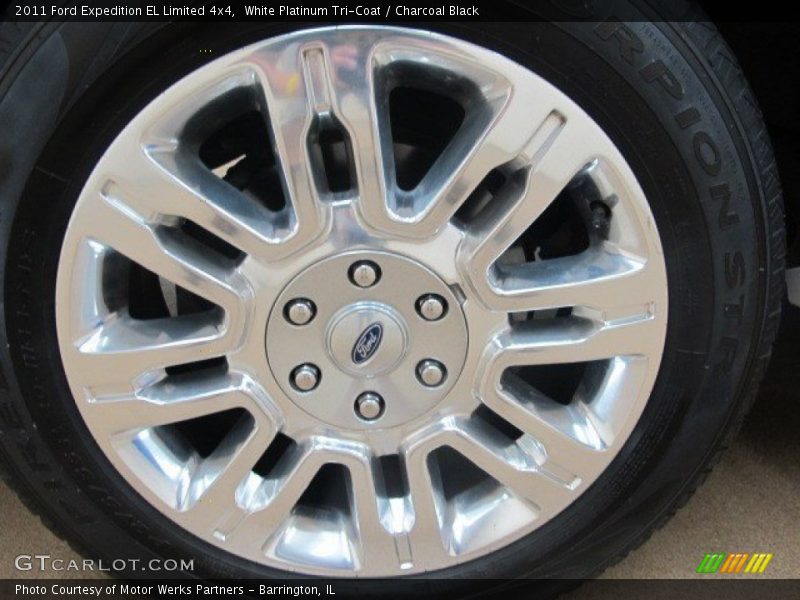 White Platinum Tri-Coat / Charcoal Black 2011 Ford Expedition EL Limited 4x4
