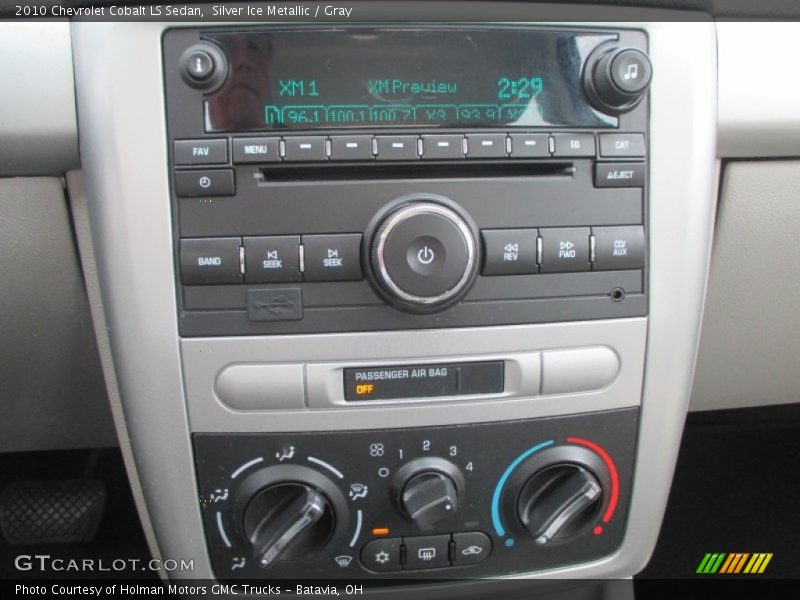 Silver Ice Metallic / Gray 2010 Chevrolet Cobalt LS Sedan