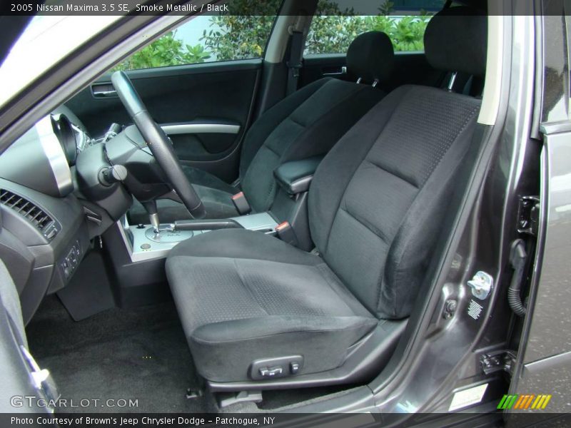 Smoke Metallic / Black 2005 Nissan Maxima 3.5 SE