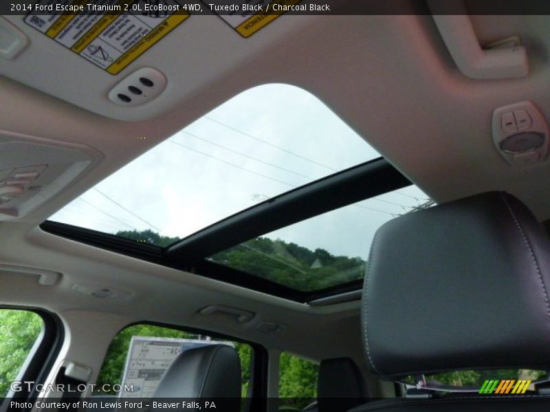 Tuxedo Black / Charcoal Black 2014 Ford Escape Titanium 2.0L EcoBoost 4WD
