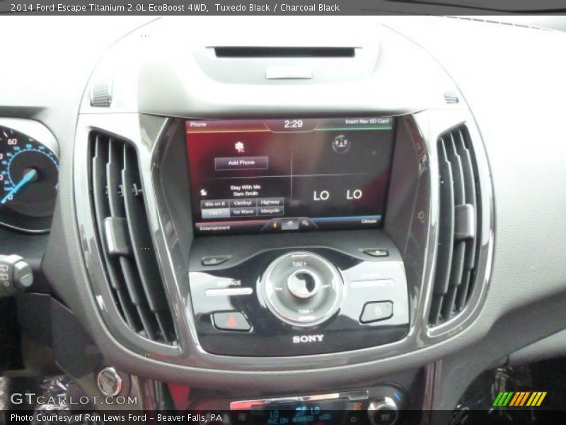 Tuxedo Black / Charcoal Black 2014 Ford Escape Titanium 2.0L EcoBoost 4WD