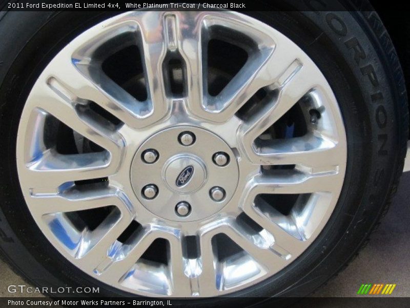 White Platinum Tri-Coat / Charcoal Black 2011 Ford Expedition EL Limited 4x4