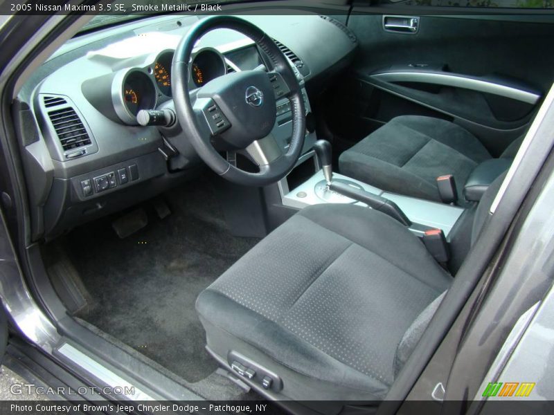 Smoke Metallic / Black 2005 Nissan Maxima 3.5 SE