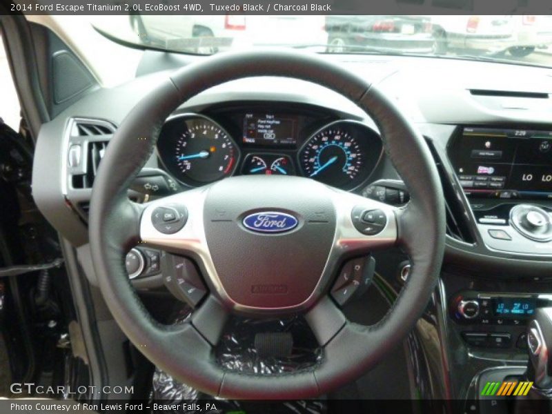 Tuxedo Black / Charcoal Black 2014 Ford Escape Titanium 2.0L EcoBoost 4WD