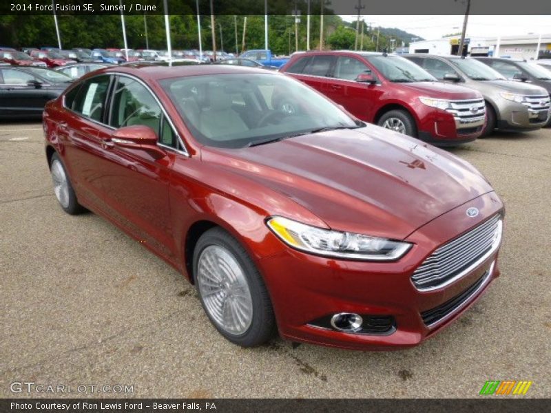 Sunset / Dune 2014 Ford Fusion SE