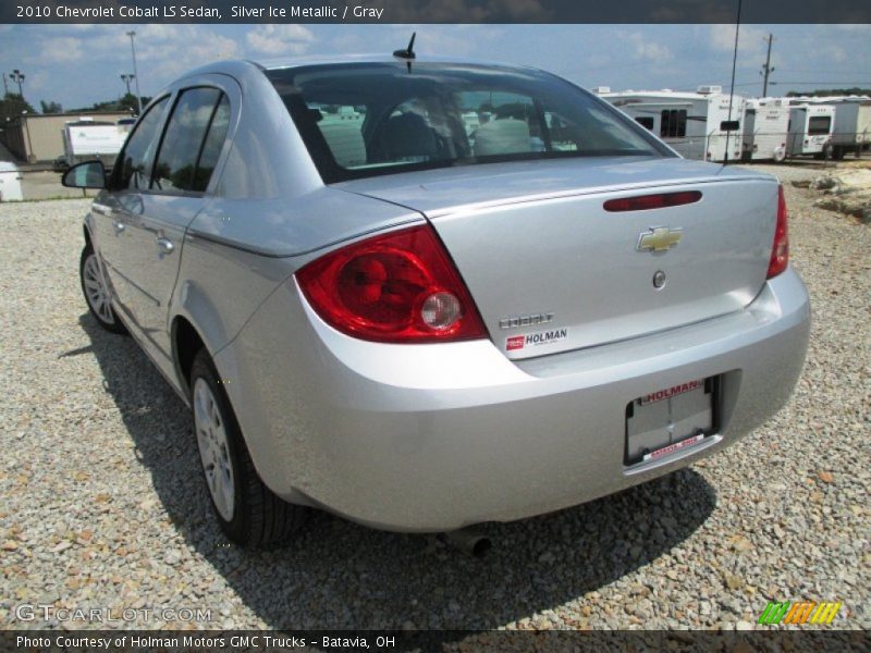 Silver Ice Metallic / Gray 2010 Chevrolet Cobalt LS Sedan