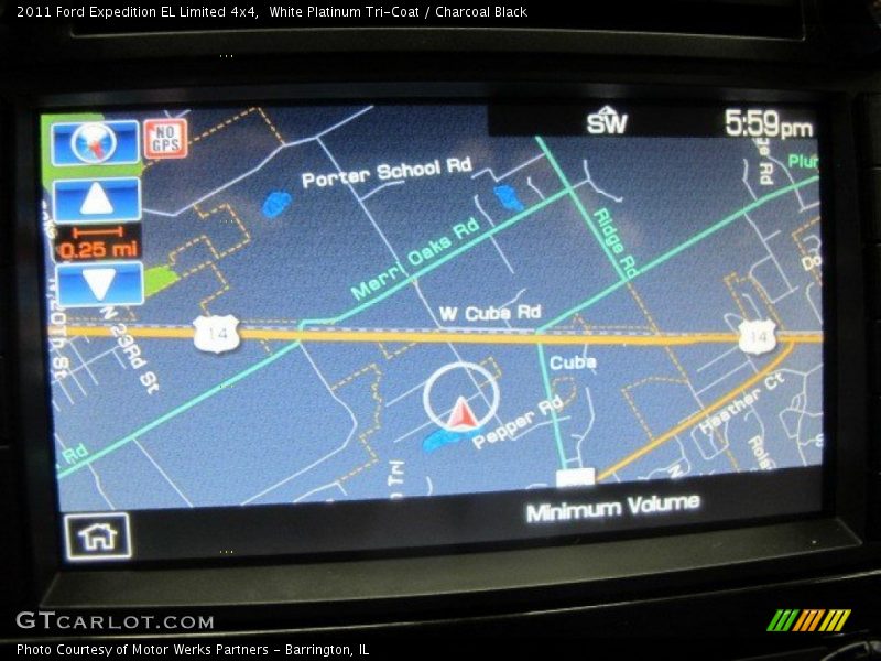 White Platinum Tri-Coat / Charcoal Black 2011 Ford Expedition EL Limited 4x4