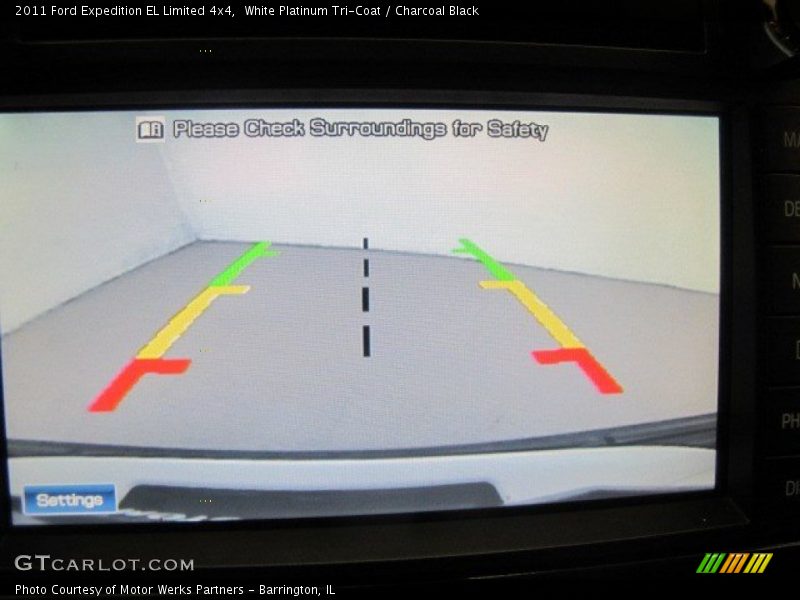 White Platinum Tri-Coat / Charcoal Black 2011 Ford Expedition EL Limited 4x4