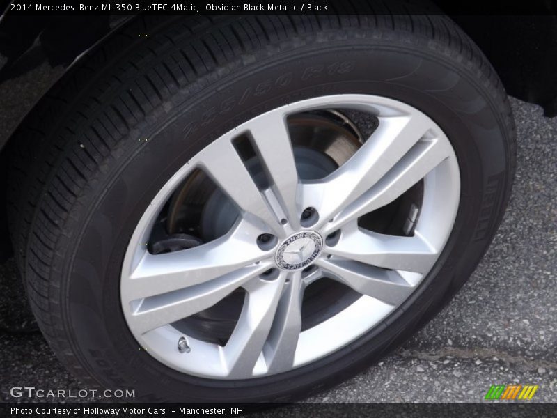 Obsidian Black Metallic / Black 2014 Mercedes-Benz ML 350 BlueTEC 4Matic