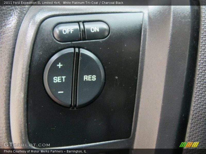 White Platinum Tri-Coat / Charcoal Black 2011 Ford Expedition EL Limited 4x4