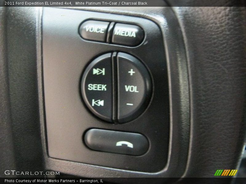 White Platinum Tri-Coat / Charcoal Black 2011 Ford Expedition EL Limited 4x4