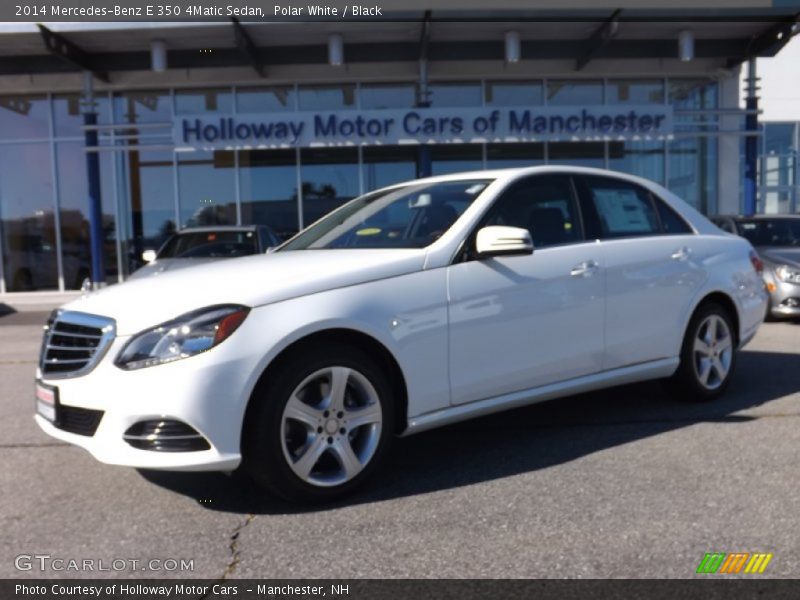 Polar White / Black 2014 Mercedes-Benz E 350 4Matic Sedan