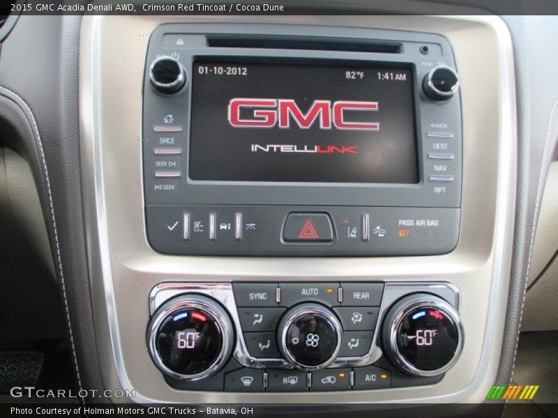 Controls of 2015 Acadia Denali AWD