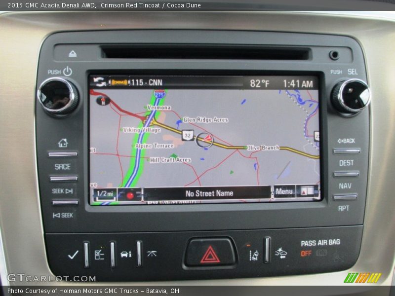 Navigation of 2015 Acadia Denali AWD