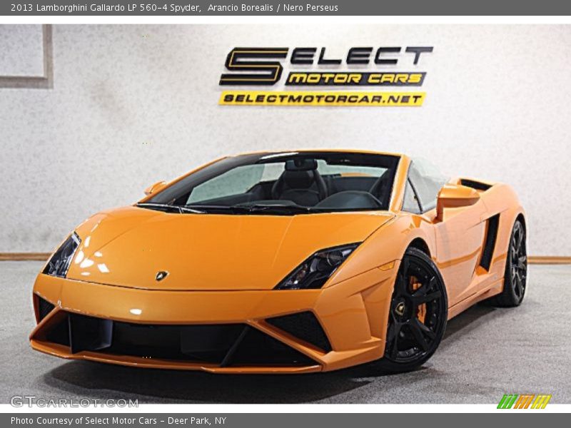 Arancio Borealis / Nero Perseus 2013 Lamborghini Gallardo LP 560-4 Spyder