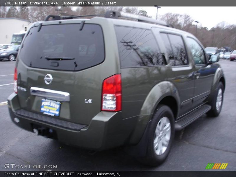 Canteen Green Metallic / Desert 2005 Nissan Pathfinder LE 4x4