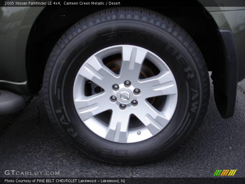 Canteen Green Metallic / Desert 2005 Nissan Pathfinder LE 4x4