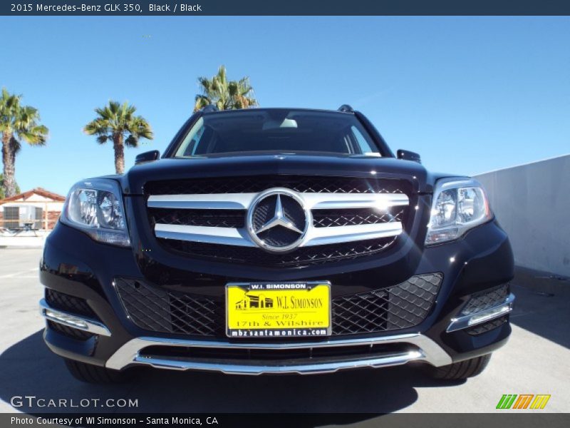 Black / Black 2015 Mercedes-Benz GLK 350