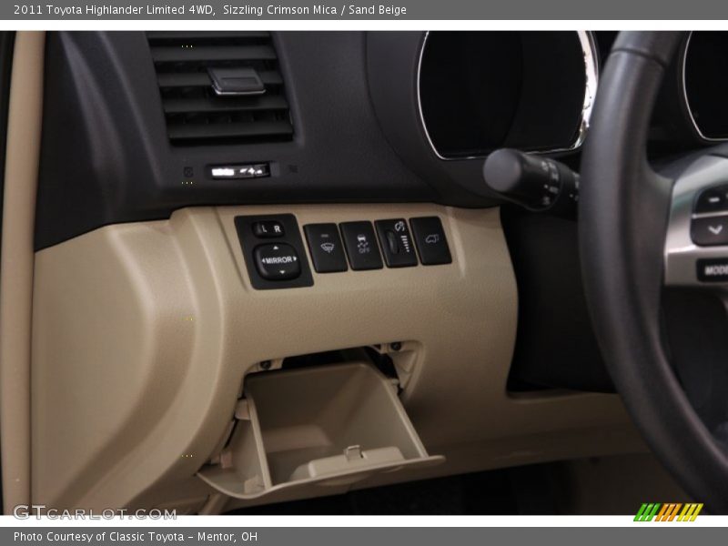 Sizzling Crimson Mica / Sand Beige 2011 Toyota Highlander Limited 4WD