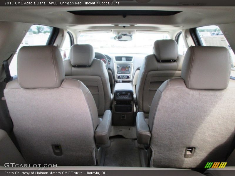 Crimson Red Tincoat / Cocoa Dune 2015 GMC Acadia Denali AWD