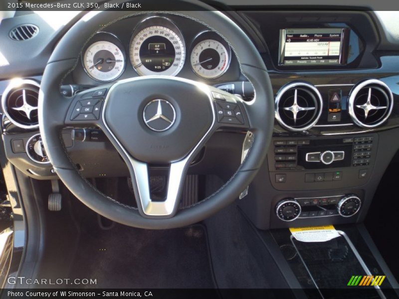 Black / Black 2015 Mercedes-Benz GLK 350