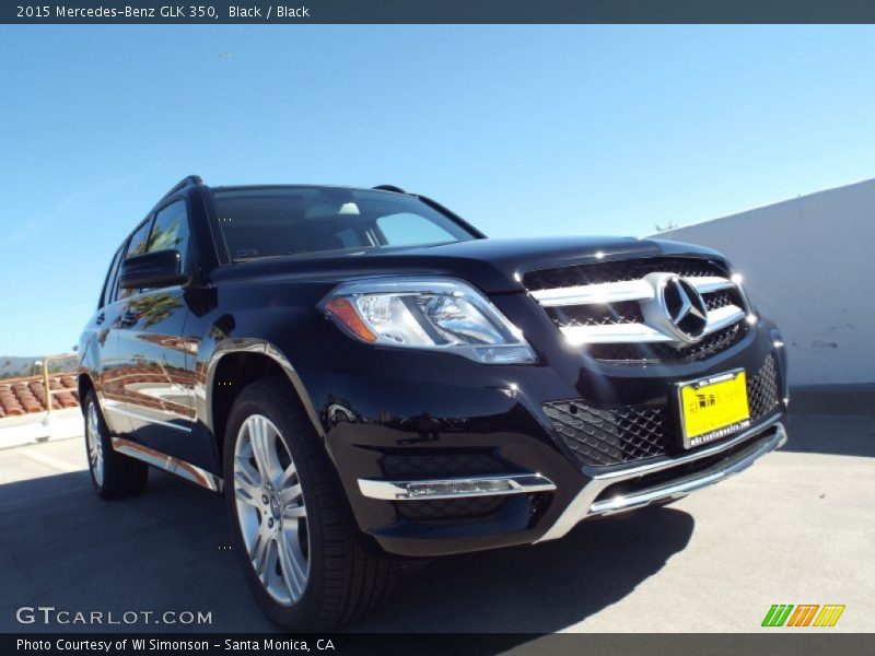 Black / Black 2015 Mercedes-Benz GLK 350