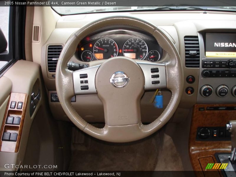 Canteen Green Metallic / Desert 2005 Nissan Pathfinder LE 4x4