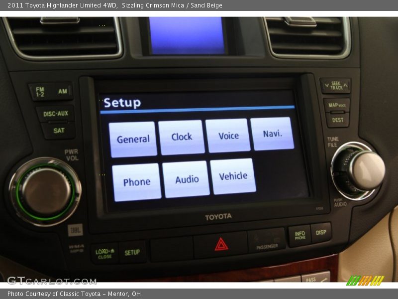 Sizzling Crimson Mica / Sand Beige 2011 Toyota Highlander Limited 4WD